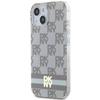 Dkny Dkhmp15Mhcptse Iphone 15 Plus /14 Plus 6.7 Beżowy/Beige Hardcase Iml Checkered Mono Pattern & Printed Stripes Magsafe