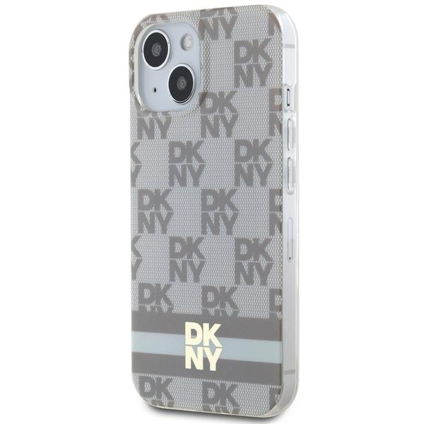 Dkny Dkhmp15Mhcptse Iphone 15 Plus /14 Plus 6.7 Beżowy/Beige Hardcase Iml Checkered Mono Pattern & Printed Stripes Magsafe