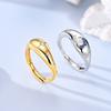 Original 925 Silver Ring Sparking Bear Bow Wing Rose Open Rings for Women Girls Jewelry Birthday Anniversary Engagement Gifts