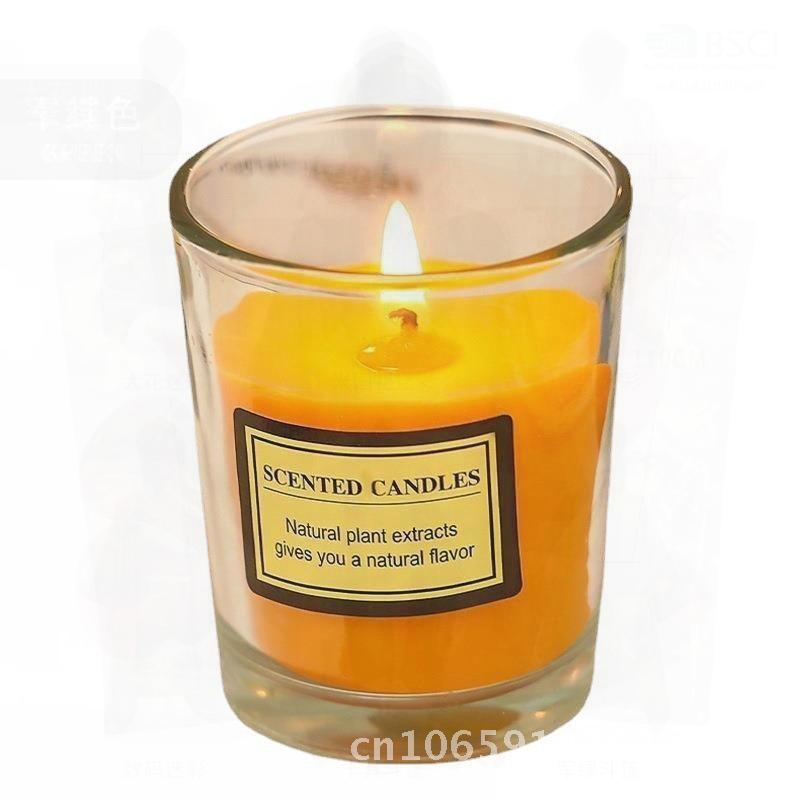 Niche Aromatherapy Candle for Household Sleep Aid Handcrafted Plant Wax Scented Cup-Shaped Essential Oil Fragrance for Indoor