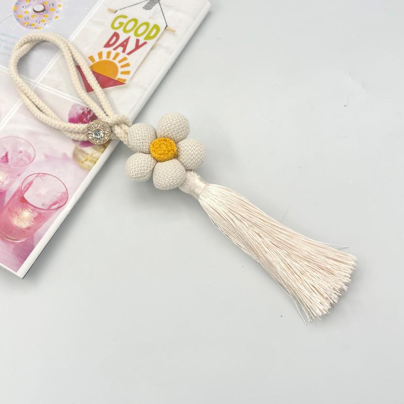 Curtain Straps Binding Ropes Long Straps Cute Hanging Balls Storage Buckles Flower Accessories and Auxiliary Materials