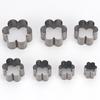 7pcs/set Flower Petal Metal Cutting Dies Set for DIY Faux Leather Crafts - High Carbon Steel Punching, Assorted Sizes (20-50mm)