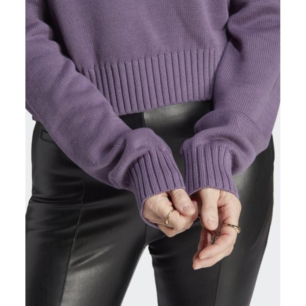 Adidas Adidas  Knit Half Zip   Violet Ij8296