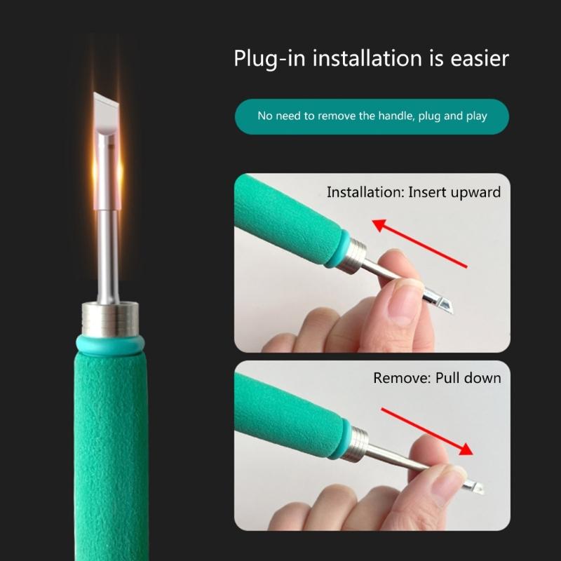RL-T245 Tips Universal JBC C245 Soldering Iron Tip Compatible For T245 Soldering Station GVM-T245 Handle