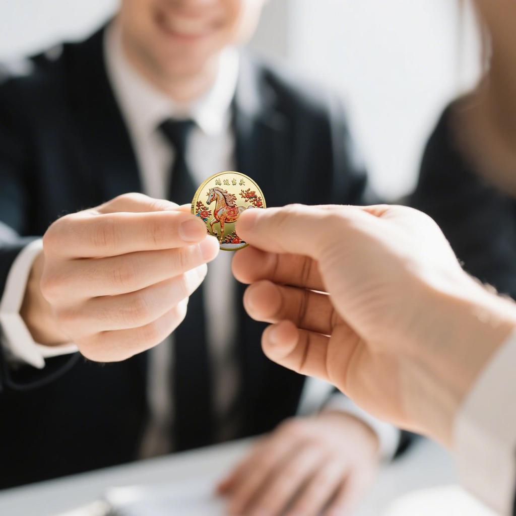 Chinese New Year Coin Good Luck Collectible Coin 2026 Year Of The Horse Souvenir Blessing Keepsake Chinese New Year Luck