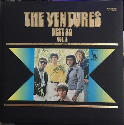 LP-skiva VENTURES - Best 20 Vol. 2 LP99025 Liberty 1970 Japan Rock Begagnad