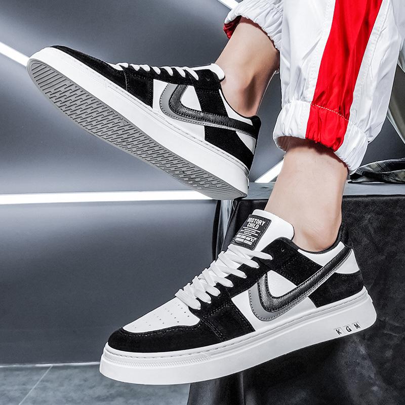 Pánské nové nízké kožené trendy boty Air Force Ne. 1 trendy populární pánská obuv všestranná ležérní sportovní plátěná obuv