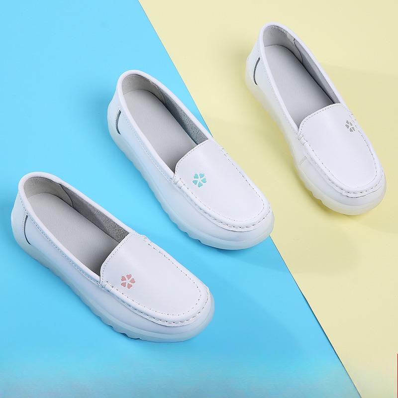 Women's Shoes with Soft Soles Breathable, Flat Bottoms Anti-slip and Wear-resistant and One-foot Pedals