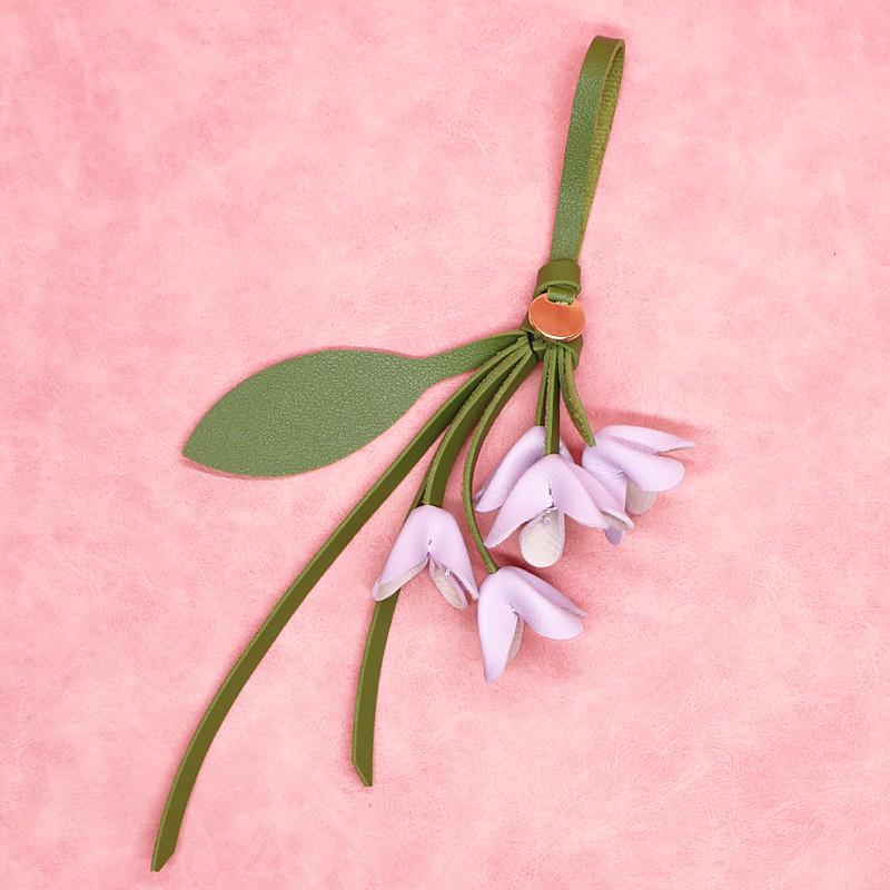 1PC Keychains Bag Charms Ornament Exquisite Mobile Phone Pendants High-End Osmanthus Shape Fashion Floral Shape Elegant Multicolor
