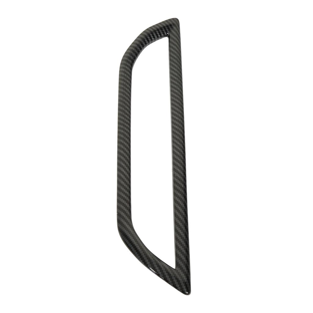 Dashboard Air Vent Outlet Frame Cover Carbon Fiber Pattern Center Wind Outlet Frame Trim