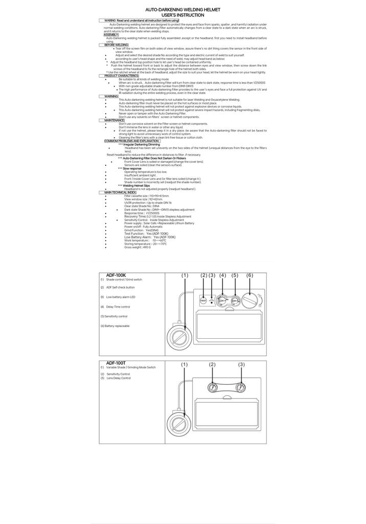 Adjustable Solar Welding Lens