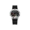 Quartz Movement PU Strap Watch Men's Watches Black Dial JG0070-11E