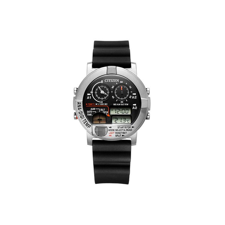 CITIZEN Quartz Movement PU Strap Watch Men s Watches Black Dial JG0070-11E Black