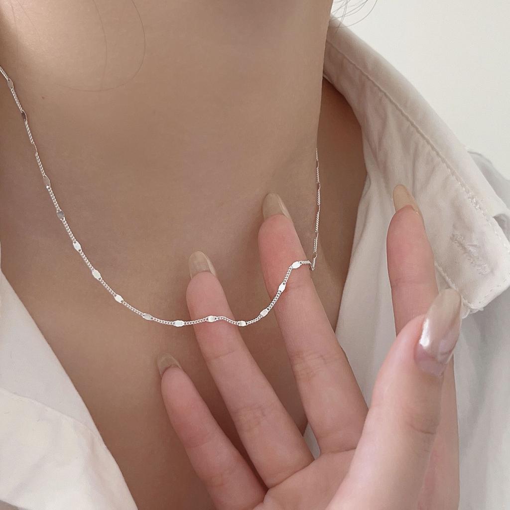 Compact Fresh Necklace Female Ins Cold Wind Temperament Versatile Collarbone Chain Item Jewelry Premium Durable