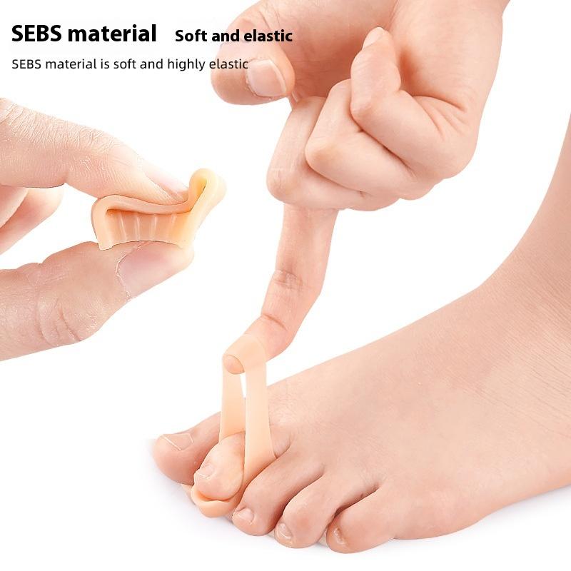 1 Pair Foot Care Relief Pads Feet Care Pedicure Reusable Toe Separator Thumb Corrector Bunion Little Toe Protector Hallux Valgus