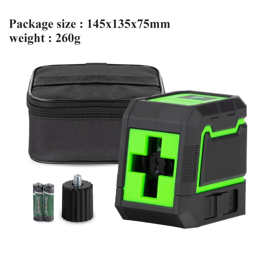 Nivelator Laser Mini de Înaltă Precizie cu 5 Linii, Lumină Puternică și Nivelă cu Apă cu 2 Linii