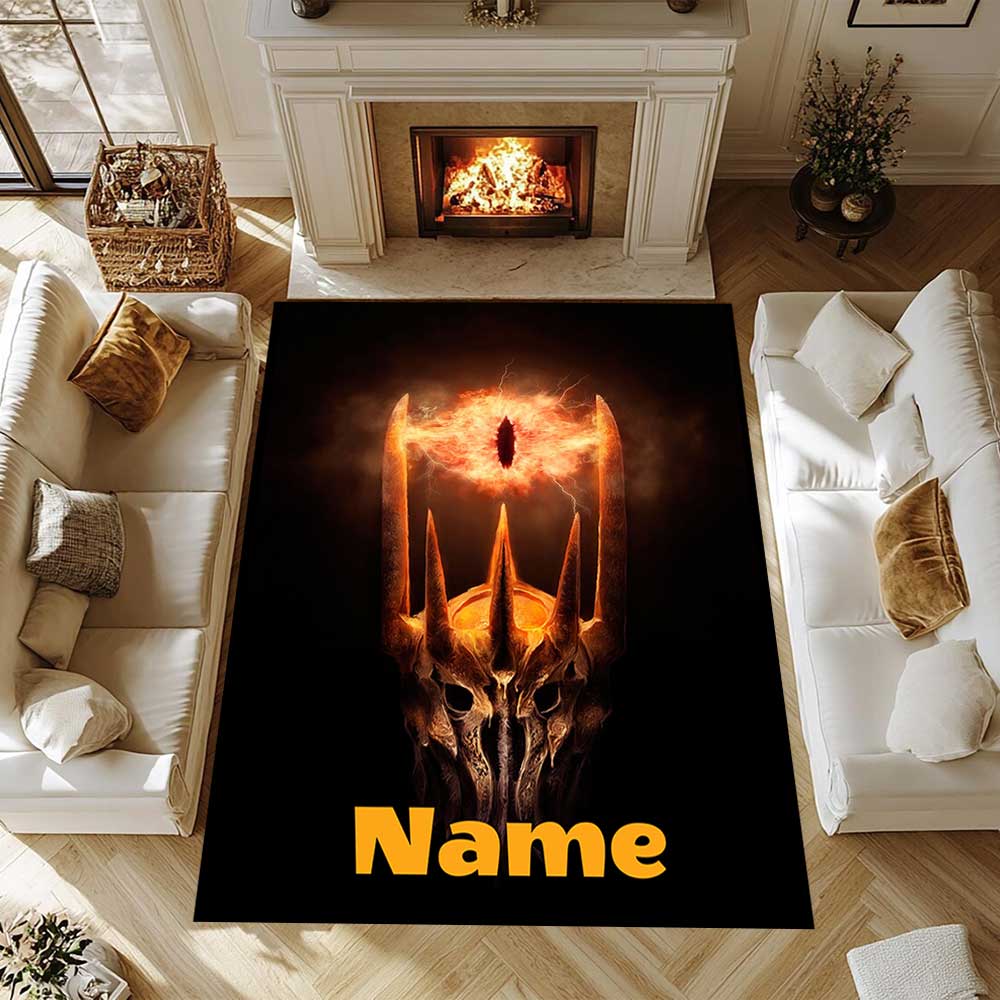 Warnermedia (23) Customize your name rug, office chair cushion, home bedroom living room gift.