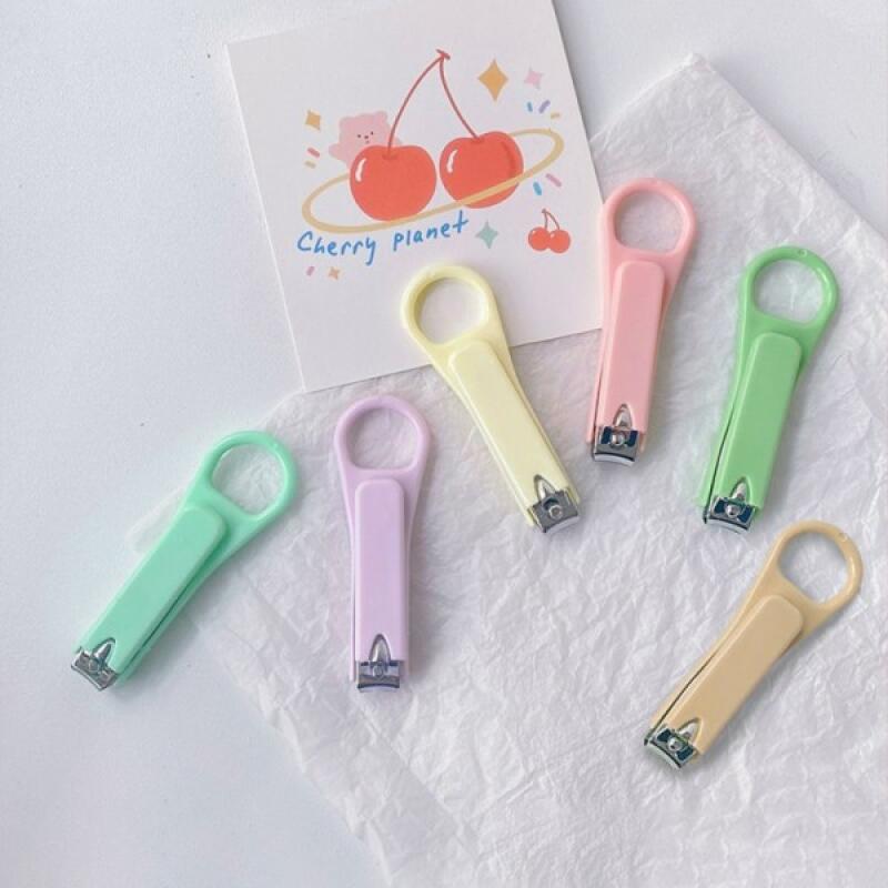 Muji Ring Nail Clipper Portable Nail Clipper Purple