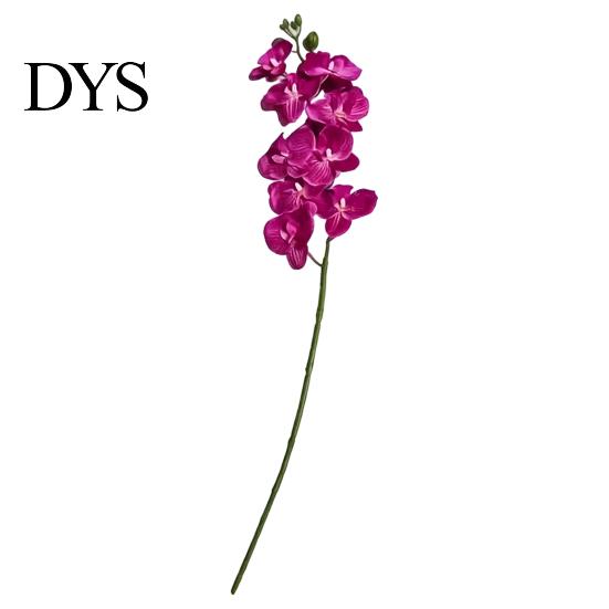 Maintenance Free Faux Floral Arrangements Artificial Phalaenopsis Silk Orchid Flower for Home Decor, Realistic Velvet Plant Decorative Plants Weddings