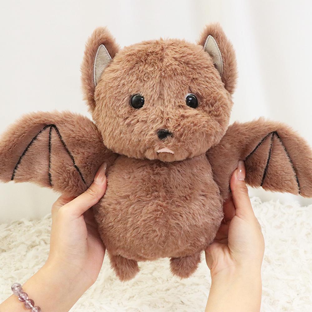 27cm High Quality Bat Plush Toys Movie Stuffed Bat Animals Cartoon Soft Model for Boys Girls Christmas Halloween Holiday Gifts