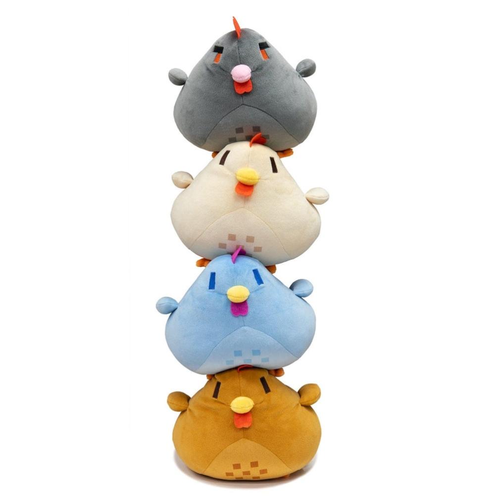Game Figure Plush Toy Soft PP Cotton Cute Cartoon Hen Stuffed Doll Toy for Home Decoration Birthday Gift