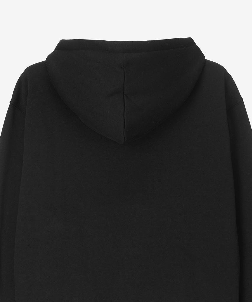 Uni Brushed Terry Oversized Hoodie Black Lxts7103