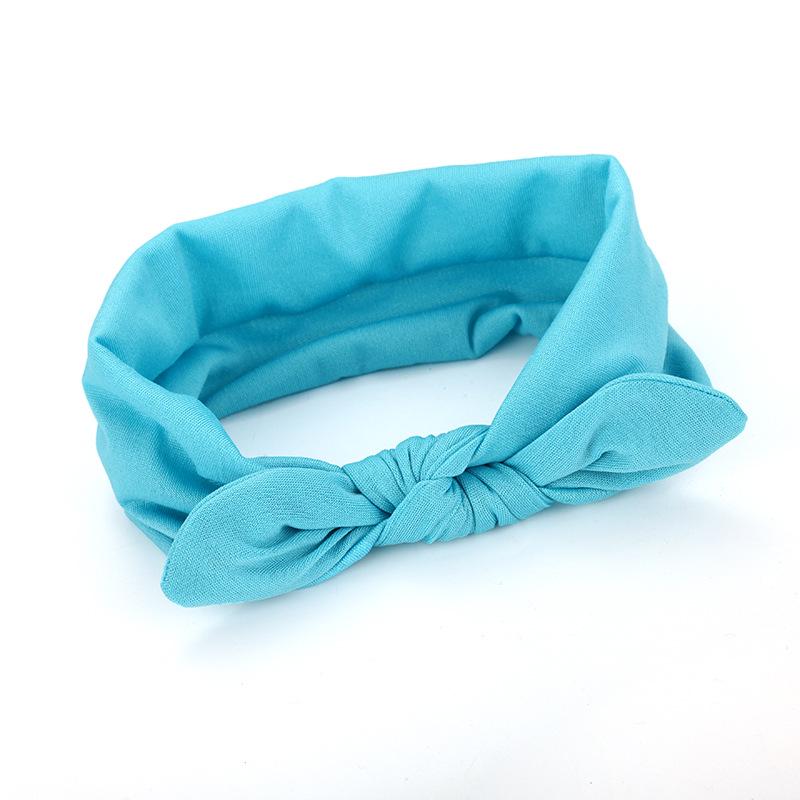 Europäisches & Amerikanisches Schleifenstoff-Stirnband mit Hasenohren