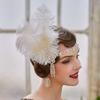 Vintage Feather Headband Sequin 1920s Hair Accessories Exquisite Cosplay Dress Headwear  Women