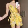 Yellow Robe Sexy Women's Lingerie Women's Underwear Tight Suspenders Passion Seduction Women