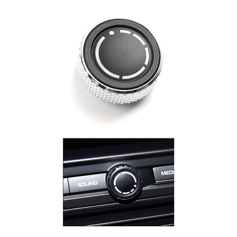 Air Conditioning Knob Console Audio Volume Radio Knob Cover Control Switch Button For Porsche Macan Panamera Cayenne Parts