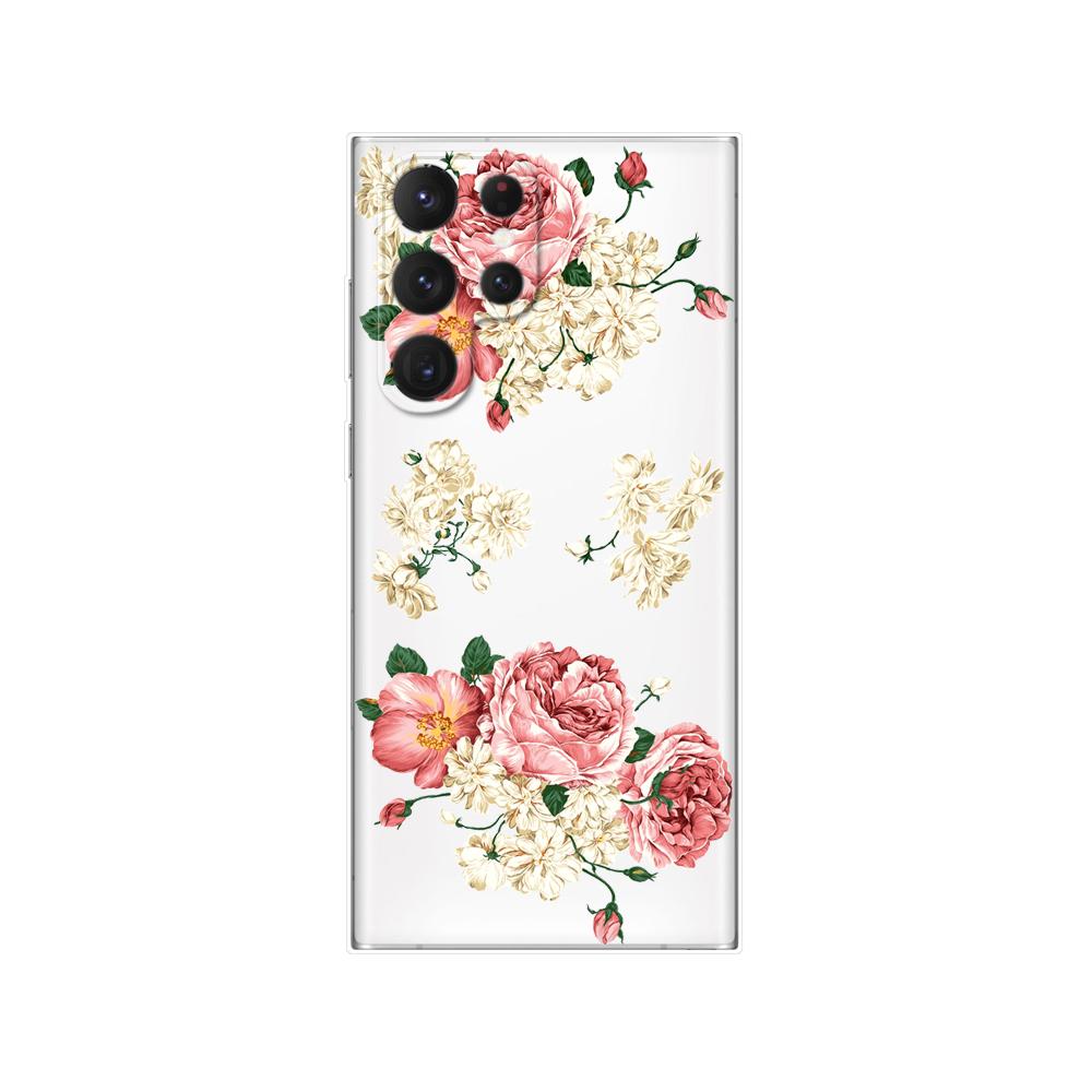 Samsung Galaxy S22 için | S22+ | S22 Ultra 5G Kılıf Samsung S22 Plus Telefon Arka Kapak GalaxyS22 S 22 Tampon Funda Silikon TPU