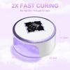 66 Lamp Beads Rechargeable Nail Care Lamp Light Therapy Lamp Quick Drying Nail Care Lamp UV Curing Lamp Wireless Nail Polish Baking Lamp
