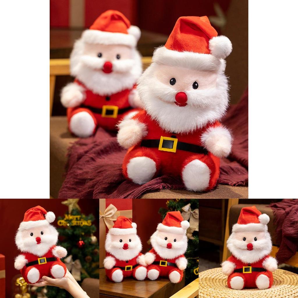 Delightful 25cm Plush Santa Claus Toy Perfect For Christmas Decorations And Gifts