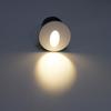 Indoor 3W LED Footlight Embedded Install Home Lighting Night Light Round Wall Lamps Aisle Stairs Steps Corner Light AC85-265V