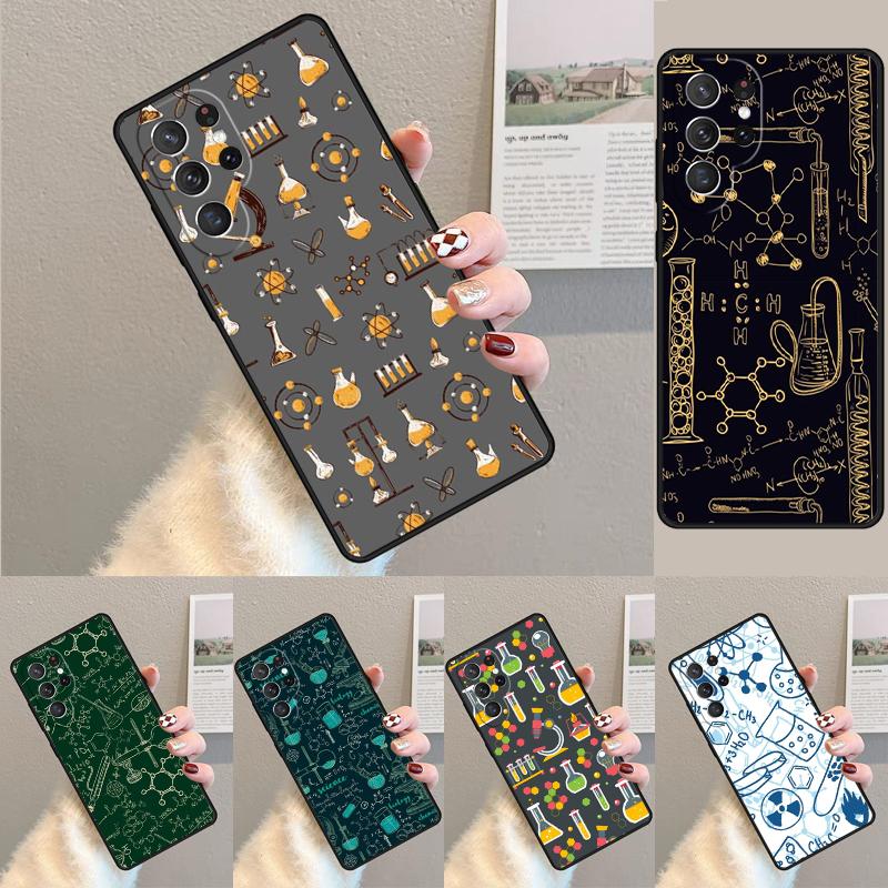 Chemistry Laboratory Seamless Phone Case for Samsung Galaxy note 10 pro S26 Ultra S23 S24 FE S25 S21 S22 PLUS shockproof Cove