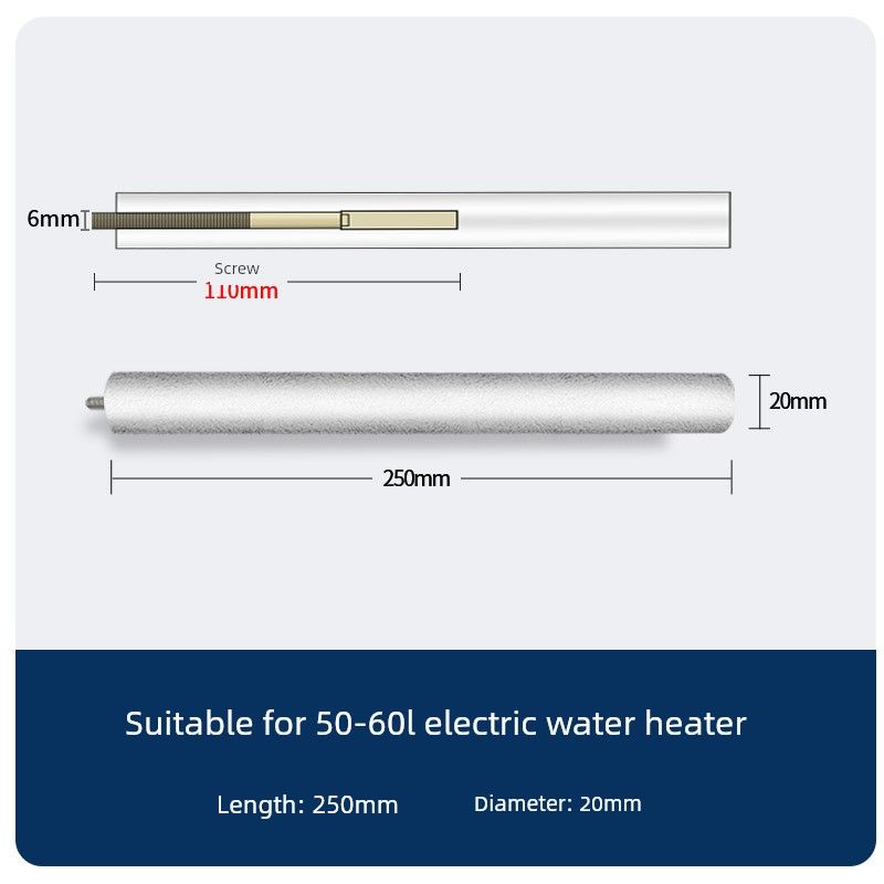 Suitable for Sakura Electric Water Heater Magnesium Rod 40/50/60/80L Sewage Outlet Accessories Cast Type Sacrificial Anode Rod