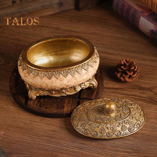 Cutie de bijuterii vintage cu capac Inele rezistente la praf de capacitate mare Colier Organizator decorativ elegant Cutie ovală pentru bijuterii