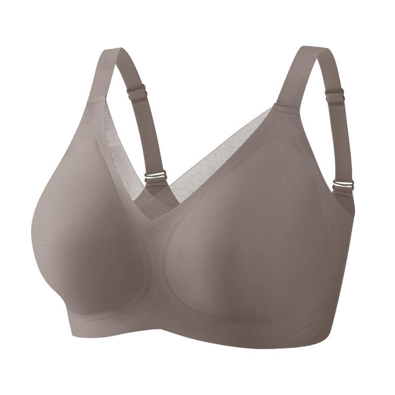 Women Seamless Soft Support Push Up No Underwire Fixed Cup Bra