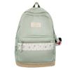 Schultasche Koreanischer ins Mittelschüler Blumenmuster Spleiß Schultasche Weiblicher High-School-Schüler Rucksack Hoher Wert Pendlerrucksack Weiblich