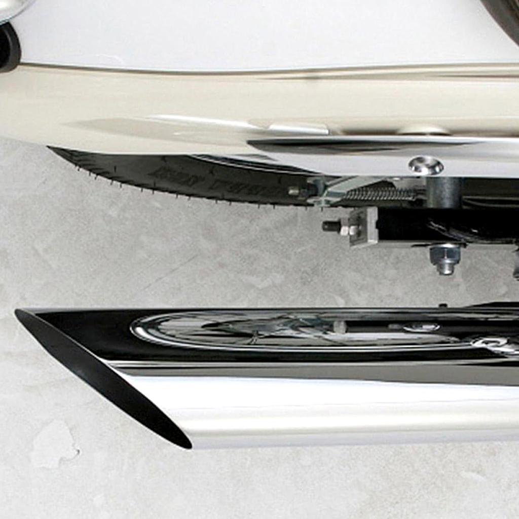 Daytona Slash Steel with Chrome Plated for DS250 95123 Slip-on Muffler, Cut, Finish, (08-17)