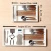 Multi-Functional Detachable Storage Box with Tray | Extendable Compartment Organizer