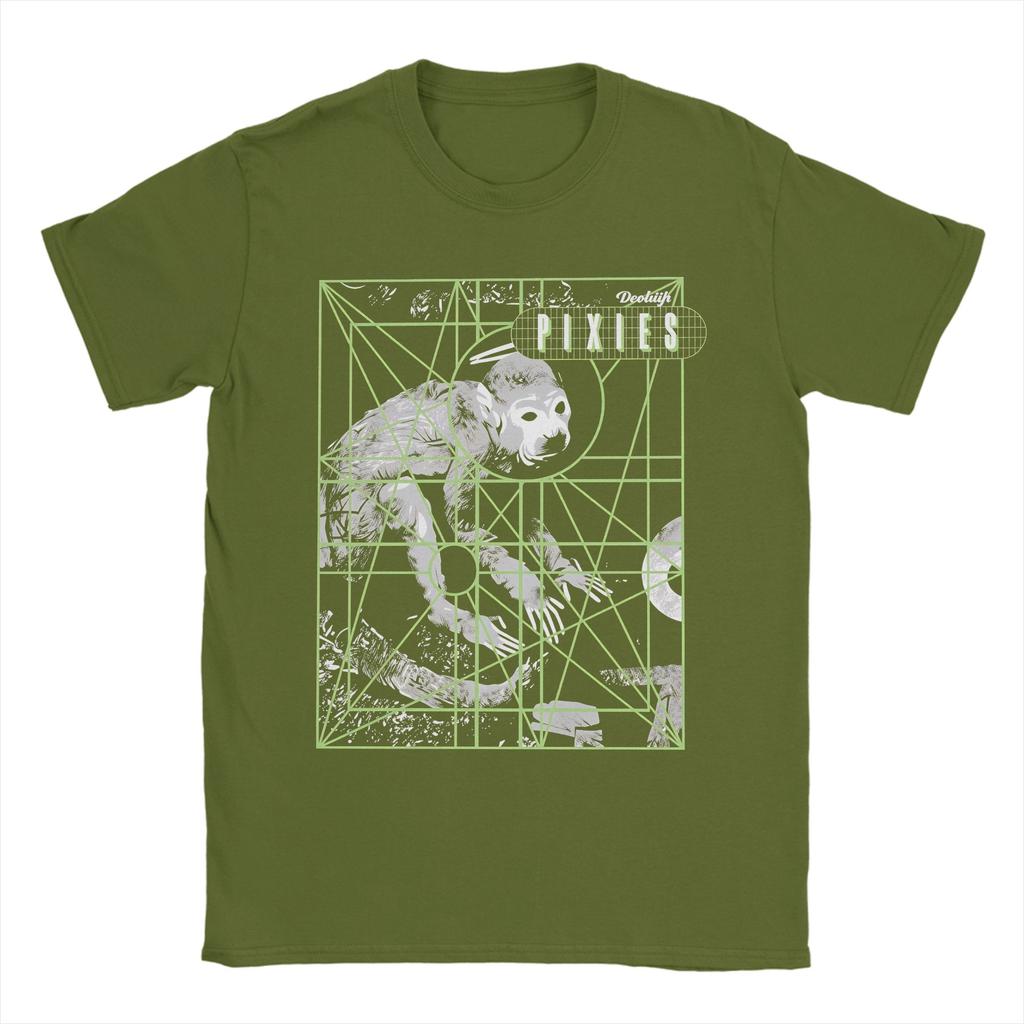 Pixies Doolittle Album Cotton TShirt For Couple Summer Classic T Shirts ONeck Hippie Tee Shirt Oversized Casual Tops