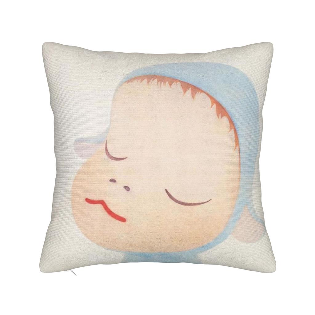 Angry Red Dress Nara Square Pillow Case Polyester Cushions for Sofa Yoshitomos Fashion Pillowcase
