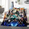 Anime Hero Academia Print Flannel Blanket High Quality Warm Comfortable Cover for All Seasons Perfect for Gifts Home Decor