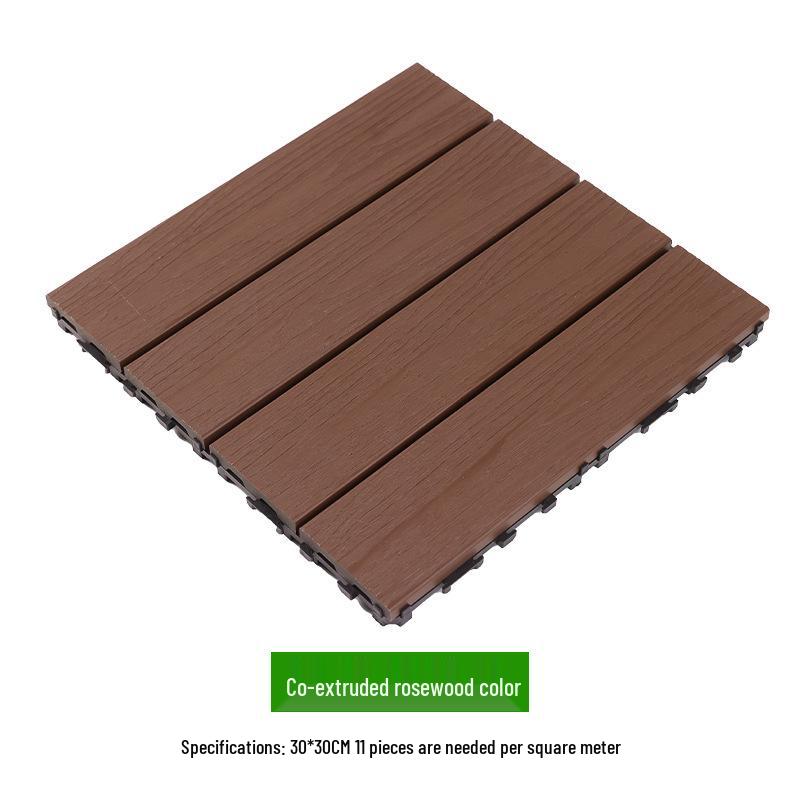 Pavimentazione WPC Impermeabile Anticorrosione per Rinnovamento di Terrazzi Esterni, Balconi, Giardini e Cortili.
