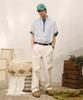 COVERNAT Wide Back Satin Fatigue Pants Olive