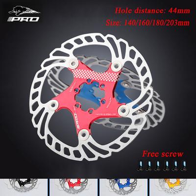 IIIPRO 1pcs Floating Rotor Mountain Bike Brake Rotor DH 6inch Strong Heat Dissipation 6 Bolts Rotor 140 160 180