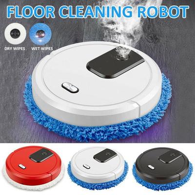 New 3 In 1 Smart Cleaner Robot Vacuum Household Floor Wet Dry Humidifying Sweeping Mopping Machine Charging