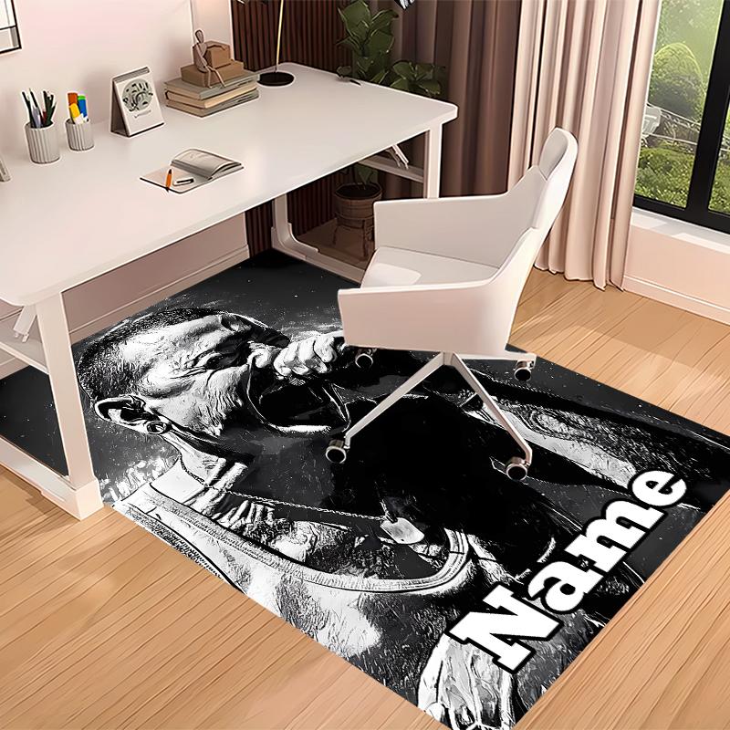 Custom personalization Linkin Park Print Area Rug - Soft, Washable Non-Slip Indoor Mat,Living Room,Home&Office Decorative Rug