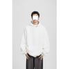 300G heavy button hooded sweater men's autumn and winter trendy brand loose casual solid color versatile American hoodie jacket